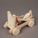 Catapulta de jucarie din lemn natural - Delumani - Magazin Online Romanesc 