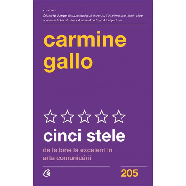 Cinci stele, De la bine la excelent in arta comunicarii - Carmine Gallo