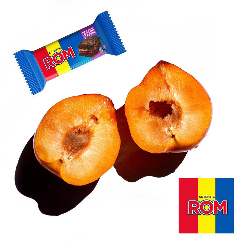 Prajitura Rom cu crema de rom si prune - Delumani - Magazin Online Romanesc 