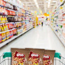 Pufuleți cu cacao și lapte Gusto, snack crocant din categoria dulciuri și snacks