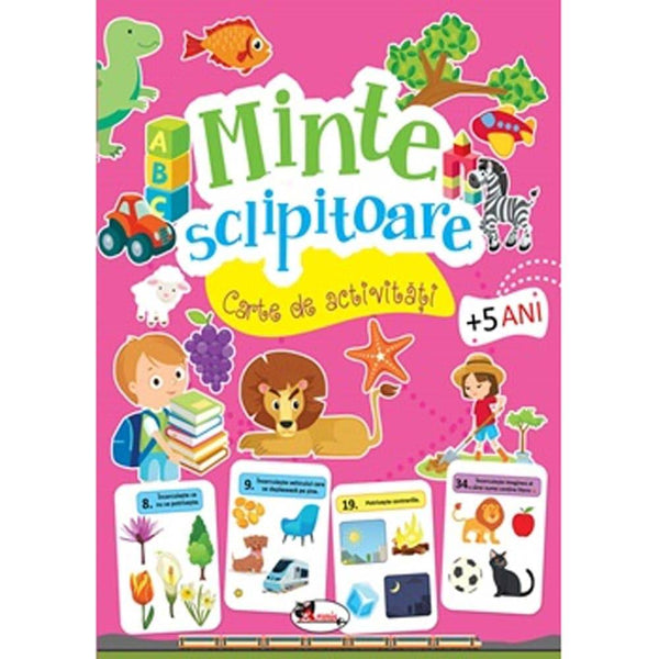 Minte sclipitoare. Carte de activitati +5 ani - Dreamland Publications